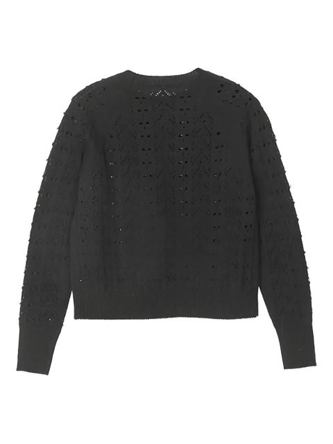Cecilie Bahnsen Bidane wool sweater - Black - zdjęcie produktu nr 2