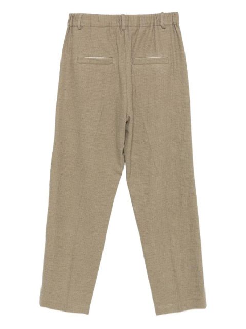 Alysi textured wool trousers - Green - zdjęcie produktu nr 2