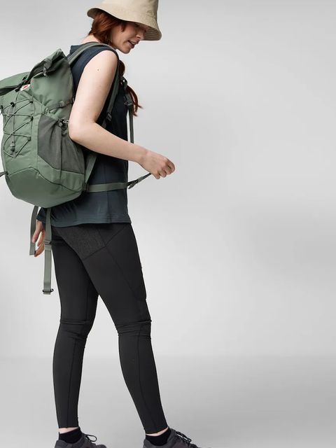 Fjallraven plecak Abisko Hike Foldsack kolor czarny duży gładki F27222-550