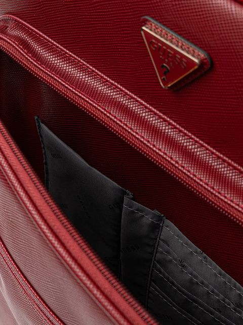 Guess plecak NOROM damski kolor czerwony duży gładki TWSN90 91032