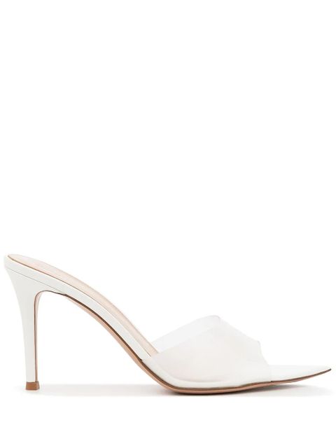 Gianvito Rossi 85mm Elle open-toe sandals - White - zdjęcie produktu nr 1