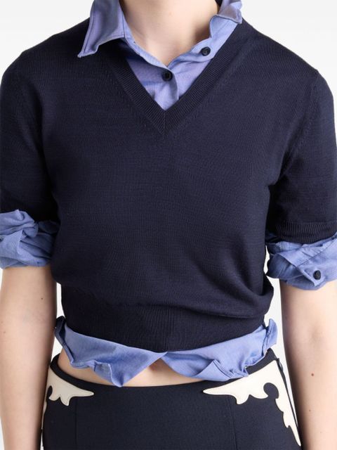 Prada wool top - Blue