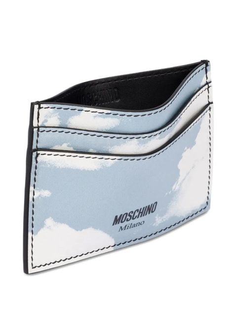 Moschino leather wallet - Blue