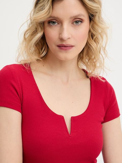 Answear.LAB t-shirt damski kolor czerwony