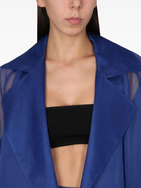 Max Mara sheer top - Blue