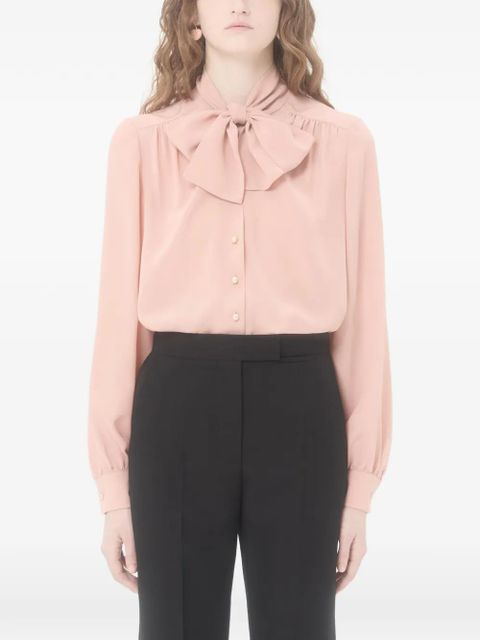 Valentino Garavani bow-detail blouse - Pink