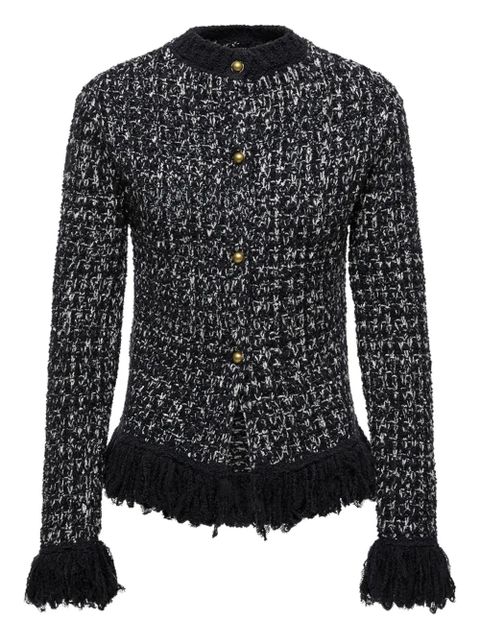 Moncler fringed button cardigan - Black - zdjęcie produktu nr 2
