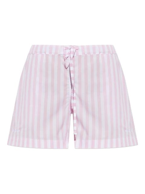 Hunza G embroidered striped shorts - Pink - zdjęcie produktu nr 1