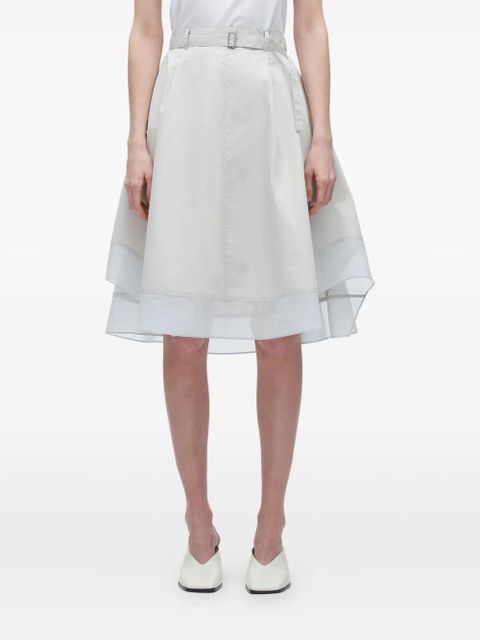 3.1 Phillip Lim belted layered skirt - Neutrals