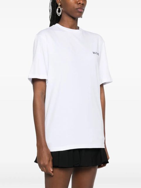ROTATE BIRGER CHRISTENSEN logo-embroidered T-shirt - White