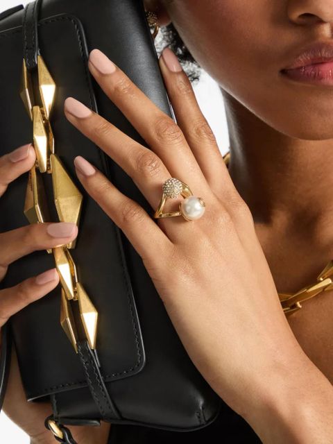 Jimmy Choo multi-charm ring - Gold