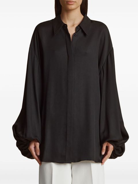 KHAITE The Bam shirt - Black