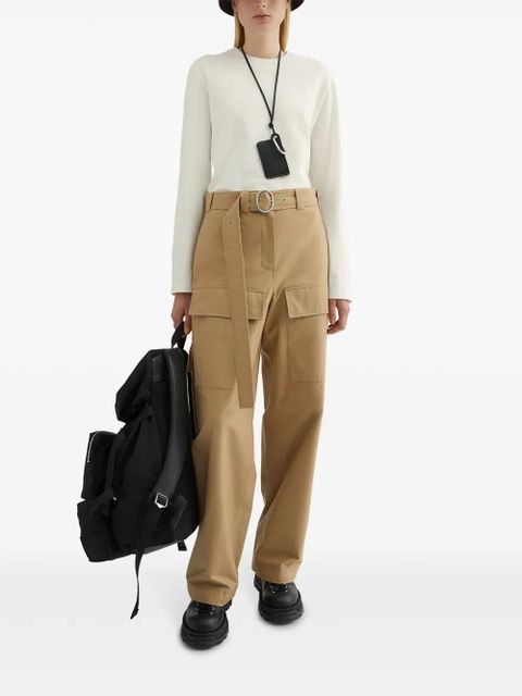 Jil Sander crew-neck T-shirt - White - zdjęcie produktu nr 2