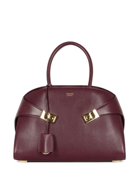 Ferragamo medium Hug shoulder bag - Red - zdjęcie produktu nr 1