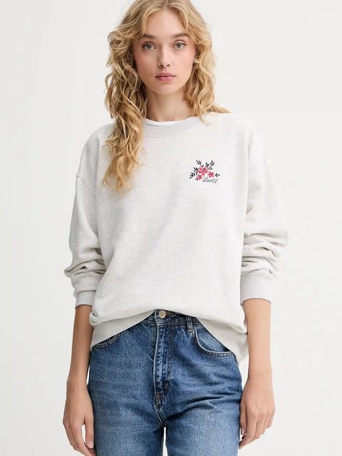 Levi's bluza damska kolor szary melanżowa A8800