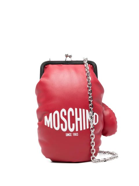 Moschino boxing glove chain shoulder bag - Red - zdjęcie produktu nr 1