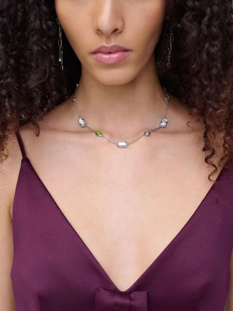 Marc Jacobs crystal-embellished necklace - Silver - zdjęcie produktu nr 2