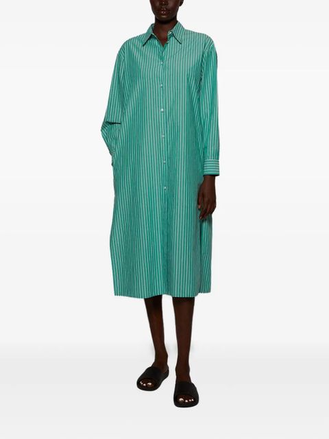 The Row striped shirt dress - Green - zdjęcie produktu nr 2