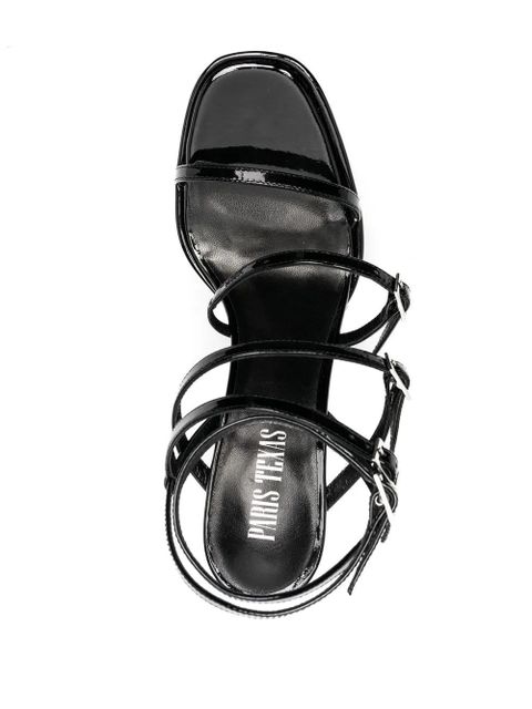 Paris Texas strappy 135mm platform sandals - Black