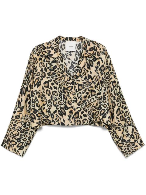 Nanushka cropped long-sleeves shirt - Neutrals - zdjęcie produktu nr 1