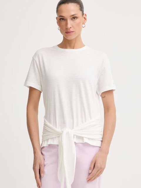 Tommy Hilfiger T-shirt damski bawełniany - zdjęcie produktu nr 1