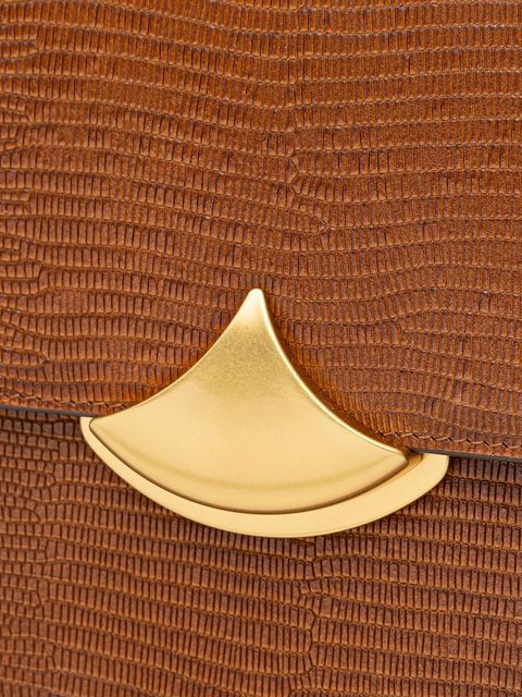 Sessun torebka skórzana kolor brązowy 25102002