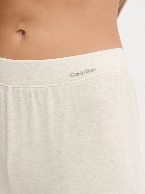 Calvin Klein Underwear piżama damska kolor beżowy LV00QS7582
