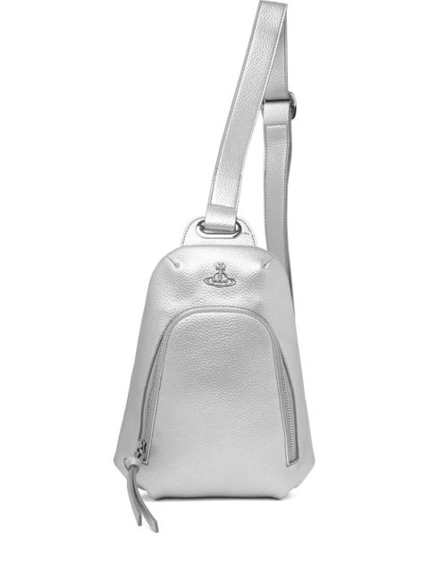 Vivienne Westwood zip-fastening sling bag - Silver - zdjęcie produktu nr 1