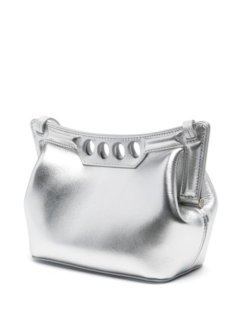 Alexander McQueen mini The Peak shoulder bag - Silver