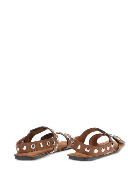 KHAITE Boden flat sandals - Brown
