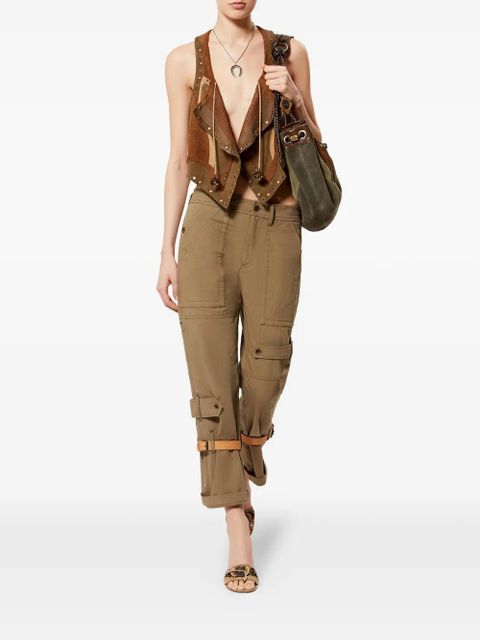 ISABEL MARANT Brinda straight trousers - Brown - zdjęcie produktu nr 2