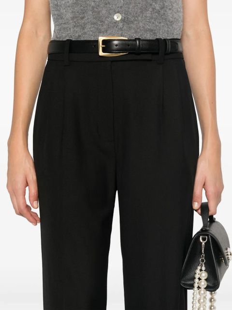 Maje pleated tailored trousers - Black