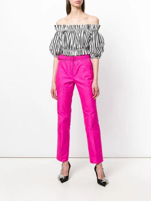 Off-White cigarette trousers - Pink - zdjęcie produktu nr 2