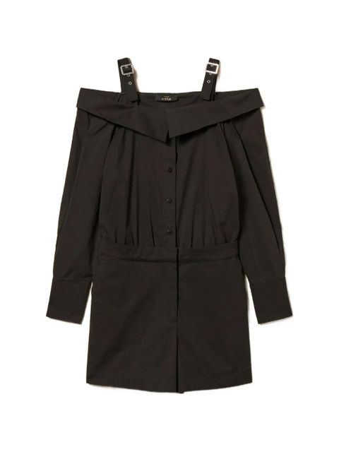 TWINSET buckle-straps playsuit - Black - zdjęcie produktu nr 1