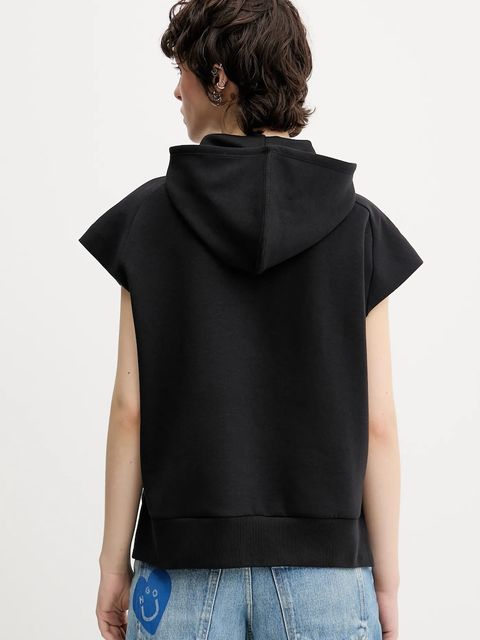 adidas bluza ALL SZN damska kolor czarny z kapturem gładka JM3785