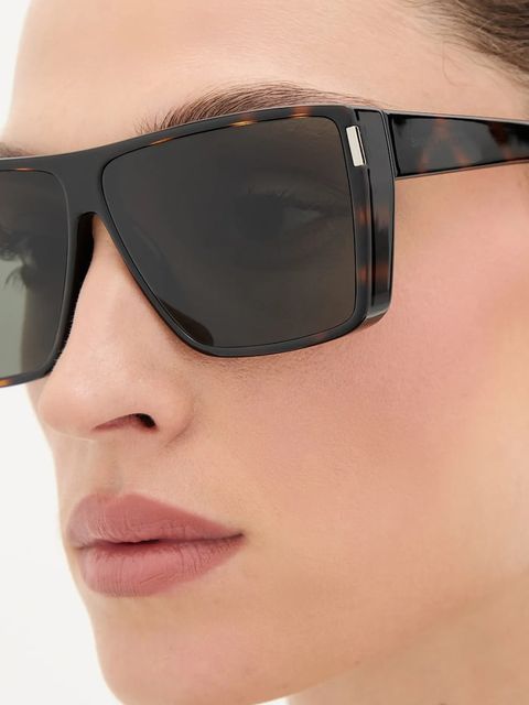 Saint Laurent okulary kolor pomarańczowy SL 756