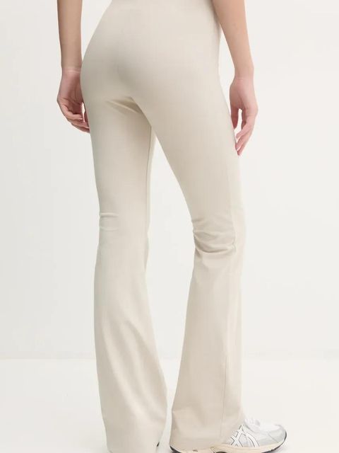 adidas legginsy Essentials damskie kolor beżowy gładkie JD3072