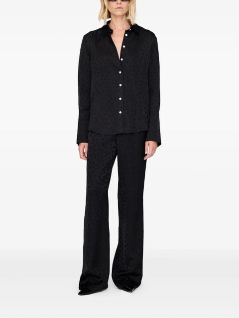 ANINE BING Elain straight-leg trousers - Black - zdjęcie produktu nr 2