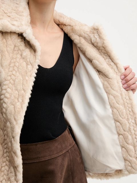 Gaudi kurtka kolor beżowy 521FD39006