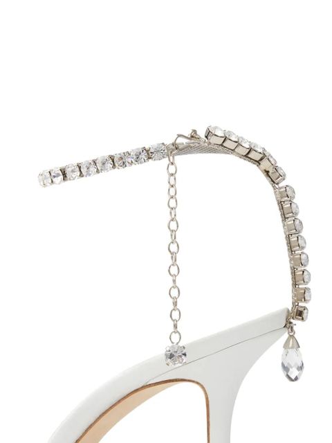 Jimmy Choo 85mm Saeda pumps - White