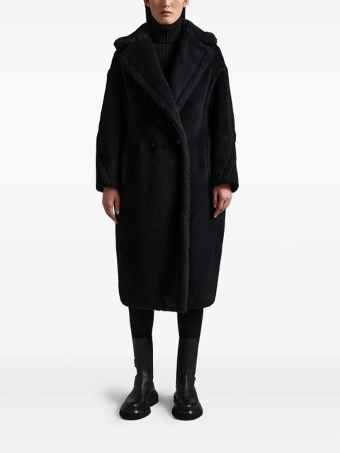 Max Mara Teddy fleece-collar coat - Black - zdjęcie produktu nr 2