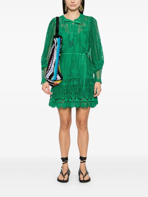 FARM Rio Tropical Flight mini dress - Green - zdjęcie produktu nr 2