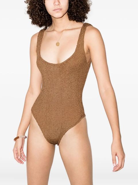 Hunza G square-neck swimsuit - Brown - zdjęcie produktu nr 2