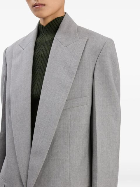 Victoria Beckham sculptural-sleeve jacket - Grey