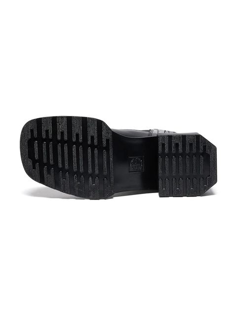 Dr. Martens botki skórzane Maybole Hi damskie kolor czarny na słupku DM41993001