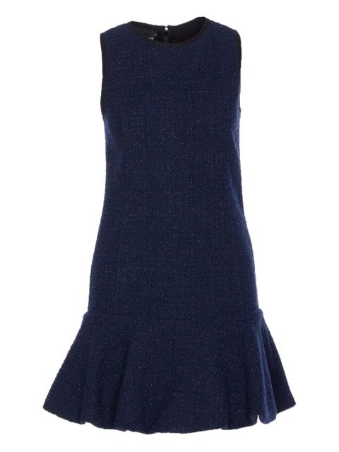 PINKO metallic-effect pleated dress - Blue - zdjęcie produktu nr 1