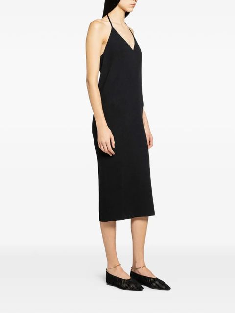 Jil Sander sleeveless midi dress - Black - zdjęcie produktu nr 2