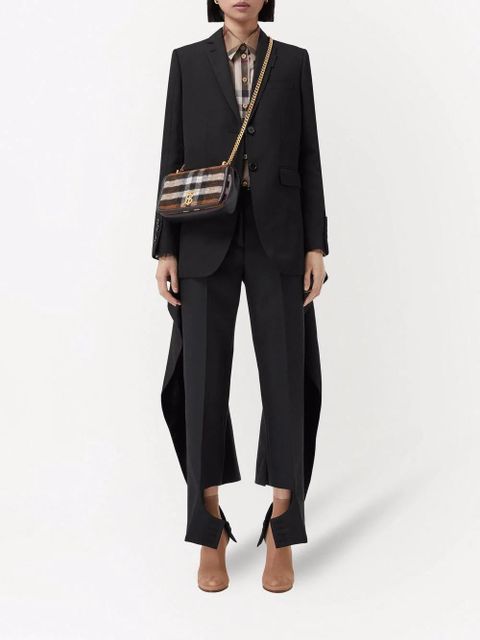 Burberry Lola check shoulder bag - Black