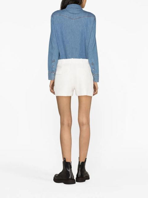 Zadig&Voltaire rhinestone-embellished shorts - White