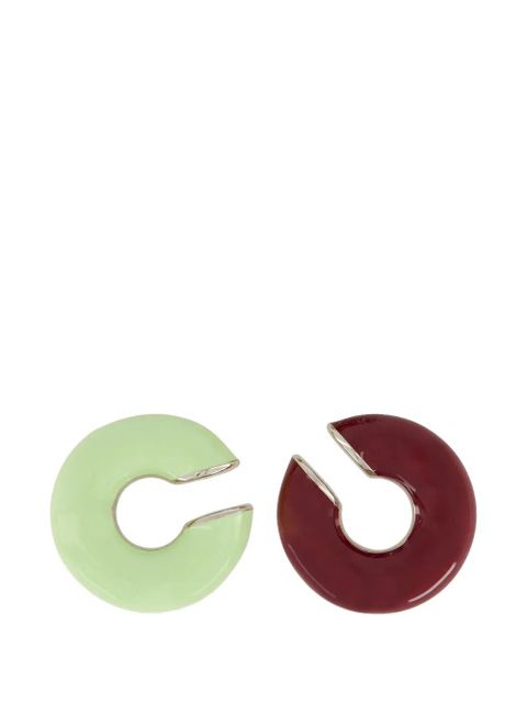 Rabanne crystal-embellished studded earcuffs (set of three) - Silver - zdjęcie produktu nr 1